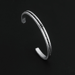 Bracelete Titan Zircon Premium em Aço Inoxidável - comprar online