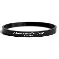 Bracelete Livrai me de todo mal All Black em Aço Inoxidável - comprar online