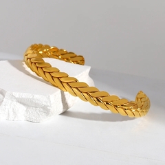 Bracelete Greece Gold Em Aço Inoxidável na internet