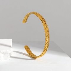 Bracelete Greece Gold Em Aço Inoxidável - comprar online