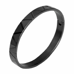 Bracelete Steel Black Em Aço Inoxidável