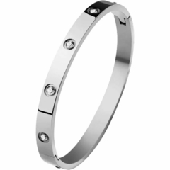 Bracelete Trend Premium Silver Em Aço Inoxidável na internet