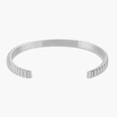 Bracelete Cuff Silver Em Aço Inoxidável - VR Acessórios | Loja online de Acessórios Masculinos