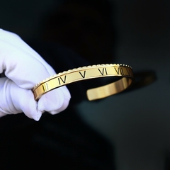 Bracelete Speed Roman Gold Em Aço Inoxidável - comprar online