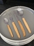 SET DE CUBIERTOS PLATEADOS MANGO MADERA (set x 16) - comprar online