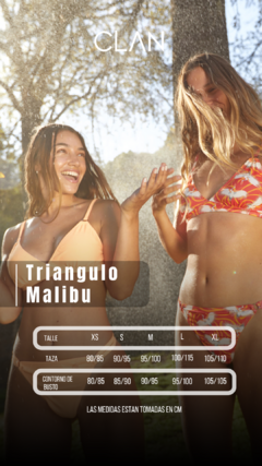 TRIANGULO MALIBU FLOWER - tienda online