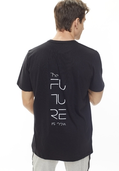 REMERA AQUILES FUTURE BLACK