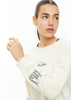 BUZO CHILL OFF WHITE WOMEN - comprar online