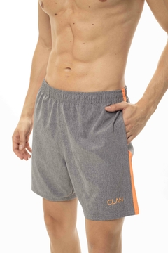 SHORT ENERGY GREY & ORANGE - comprar online