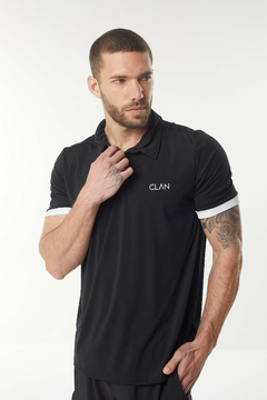 REMERA POLO SET BLACK en internet