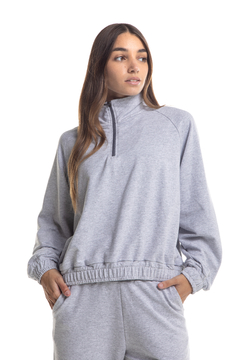 BUZO BOXY GREY WOMEN - comprar online