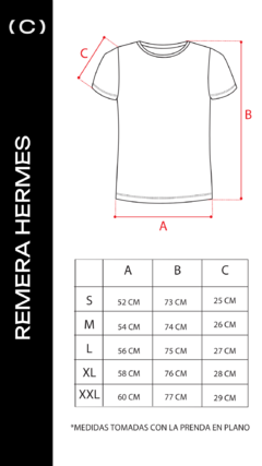 REMERA HERMES MOVEE BLACK - CLAN