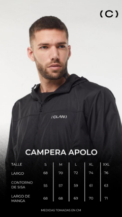 CAMPERA APOLO MEN ROSE - tienda online