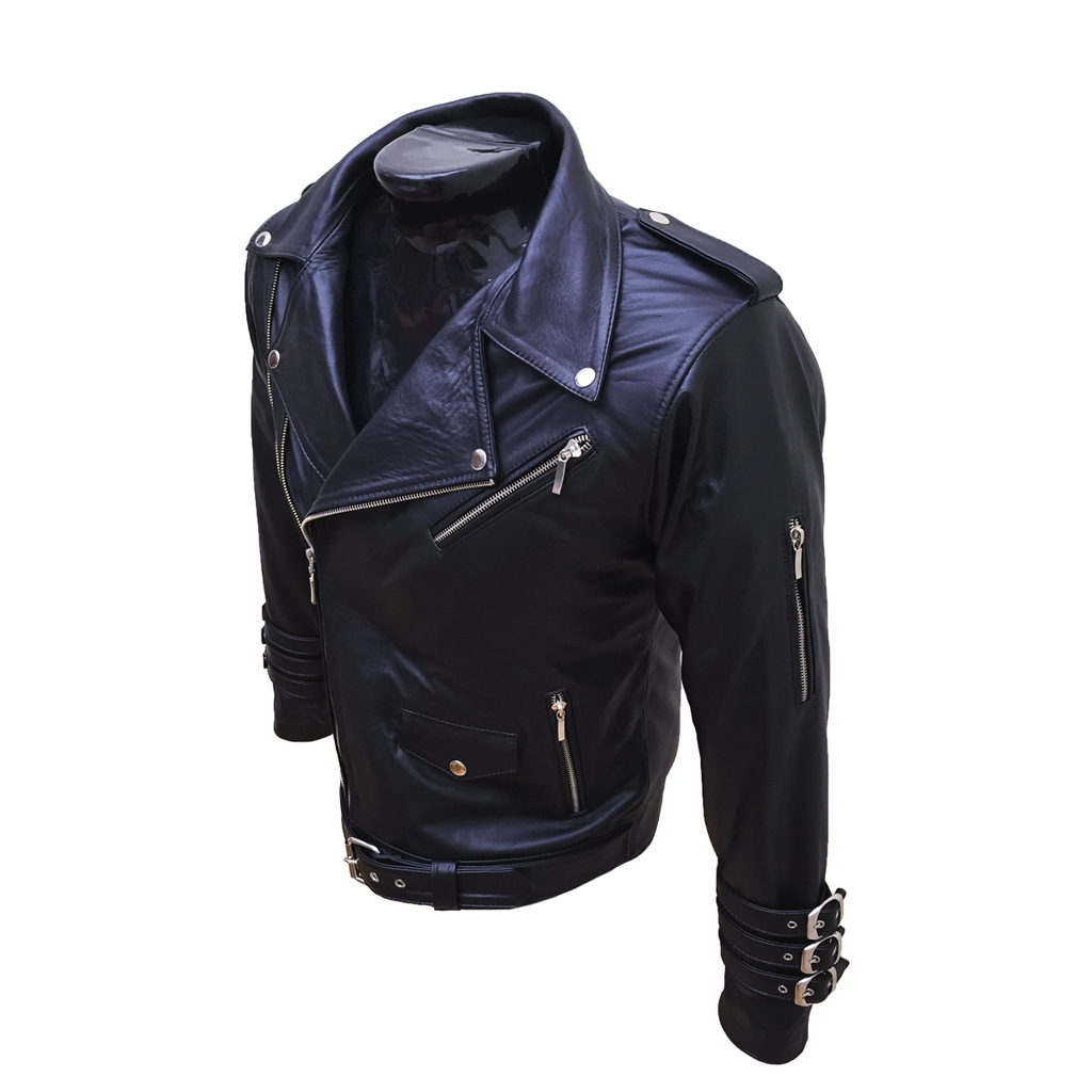 Chamarra cuero online hombre