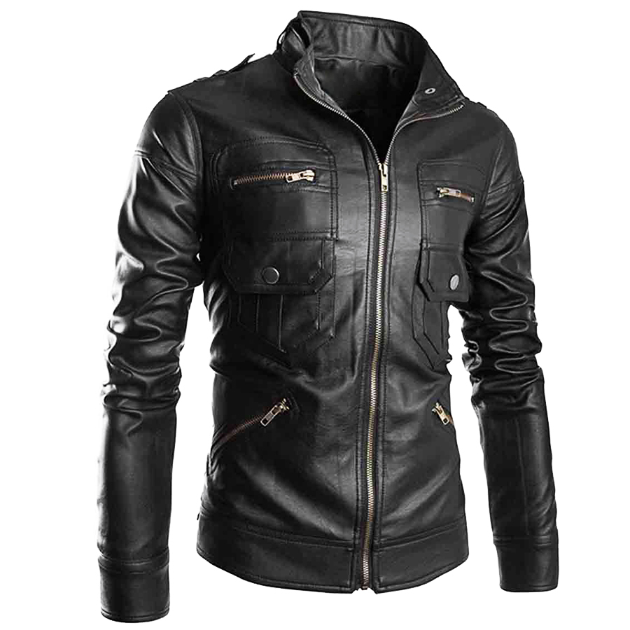 Chaqueta en Cuero para Hombre Estilo Wolverine KL