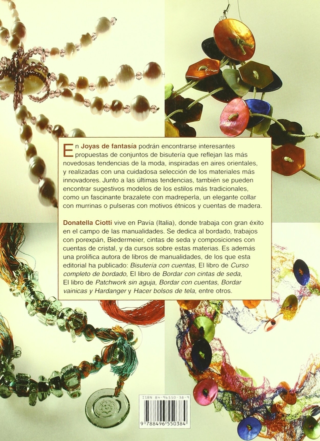 Joyas de fantasía: Con alambre, perlas, nácar, cintas - Donatella Ciotti