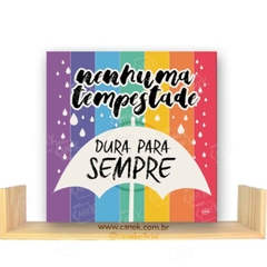 Azulejo Nenhuma tempestade dura para sempre - comprar online