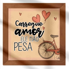 AZULEJO Carregue Amor ele não pesa - Canek