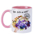 CANECA Foto/Imagem Alça e Interior rosa | PERSONALIZADA - Canek