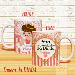 Caneca Dinda de Menina na internet