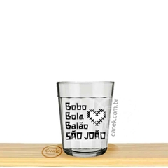 Mini Americano 45ml - Coração Bobo Bola Balão São João