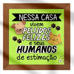 AZULEJO Peludos Felizes Humanos de Estimação - Canek