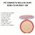 Pó Compacto Facial Melu C10 Acabamento Avelulado - Ruby Rose - loja online