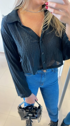 Camisa MYFT Cropped Preto - comprar online