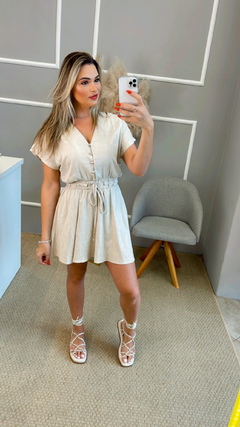 Vestido Helen Viscolinho c/botões - comprar online