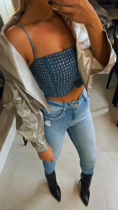 Top Myft cropped Spikes Jeans M