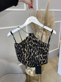 Cropped John John Animal Print P