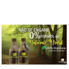 Kit Escova Progressiva Naturale Natublond Cabelo Loiro 300ml - Naturale brasil - comprar online