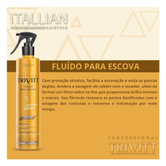 Itallian Hairtech Trivitt Professional Fluído Para Escova - Protetor Térmico 300ml - comprar online