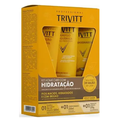 Kit Itallian Hairtech Trivitt Professional Hidratação Intensiva (3 Produtos) - MISSMELL