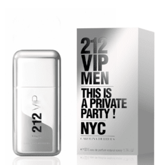 212 VIP Men Carolina Herrera Eau de Toilette - Perfume Masculino 50ml - comprar online