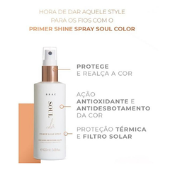 Braé Soul Color Primer Shine Spray - Leave-In 100ml - comprar online