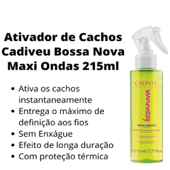 Cadiveu Bossa Nova Maxi Ondas - Ativador De Cachos 215ml - comprar online