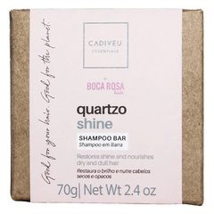 Cadiveu Essentials Quartzo Shine By Boca Rosa Hair - Shampoo em Barra 70g