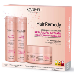 Kit Home Care Shampoo, Cond E Máscara Cadiveu Hair Remedy - comprar online