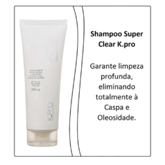 K.Pro Super Clear - Shampoo Anticaspa 240ml na internet