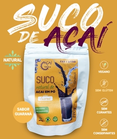 Suco natural de Açaí em pó - SABOR GUARANÁ