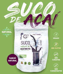 Suco natural de Açaí em pó - SABOR NATURAL