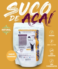 Suco natural de Açaí em pó - SABOR GUARANÁ - comprar online