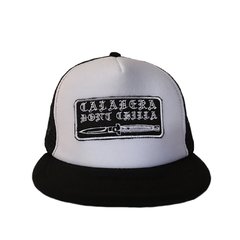 Cap CUCHILLO Negra con Blanco - comprar online