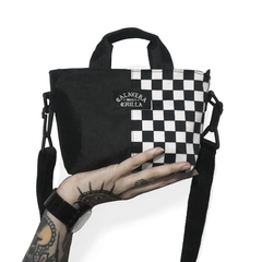 Mini Bag REGINA Checkered y Lisa Negra en internet