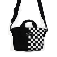 Mini Bag REGINA Checkered y Lisa Negra - comprar online