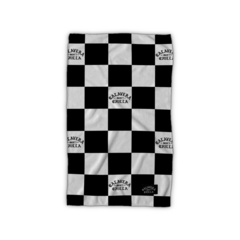 Toalla de Mano CHECKERED Blanco y Negro