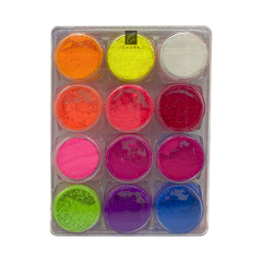 Set X12 Frasquitos Pigmentos Fluo Uñas Esculpidas - comprar online