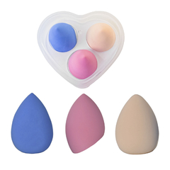 Set De 3 Esponjas Blender De Maquillaje Estuche De Corazón - comprar online