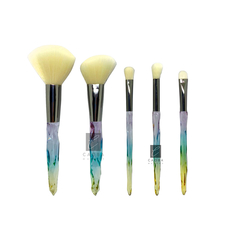 Set X5 Brochas Maquillaje Ideal Regalo Con Estuche Sobre